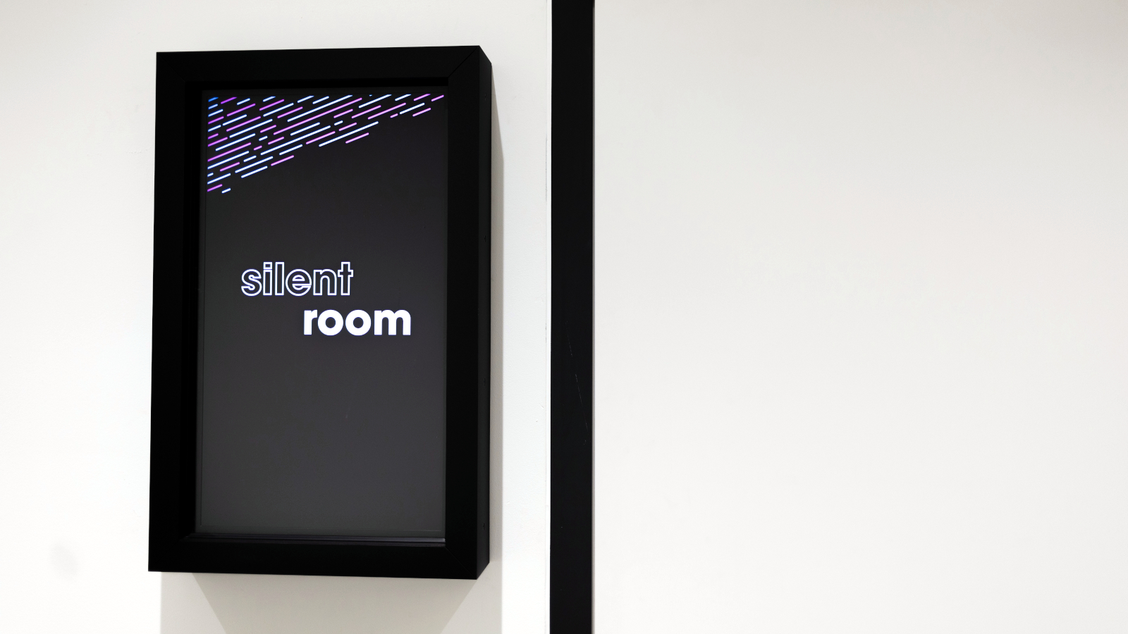 silentroom Picture of the silent room door sign